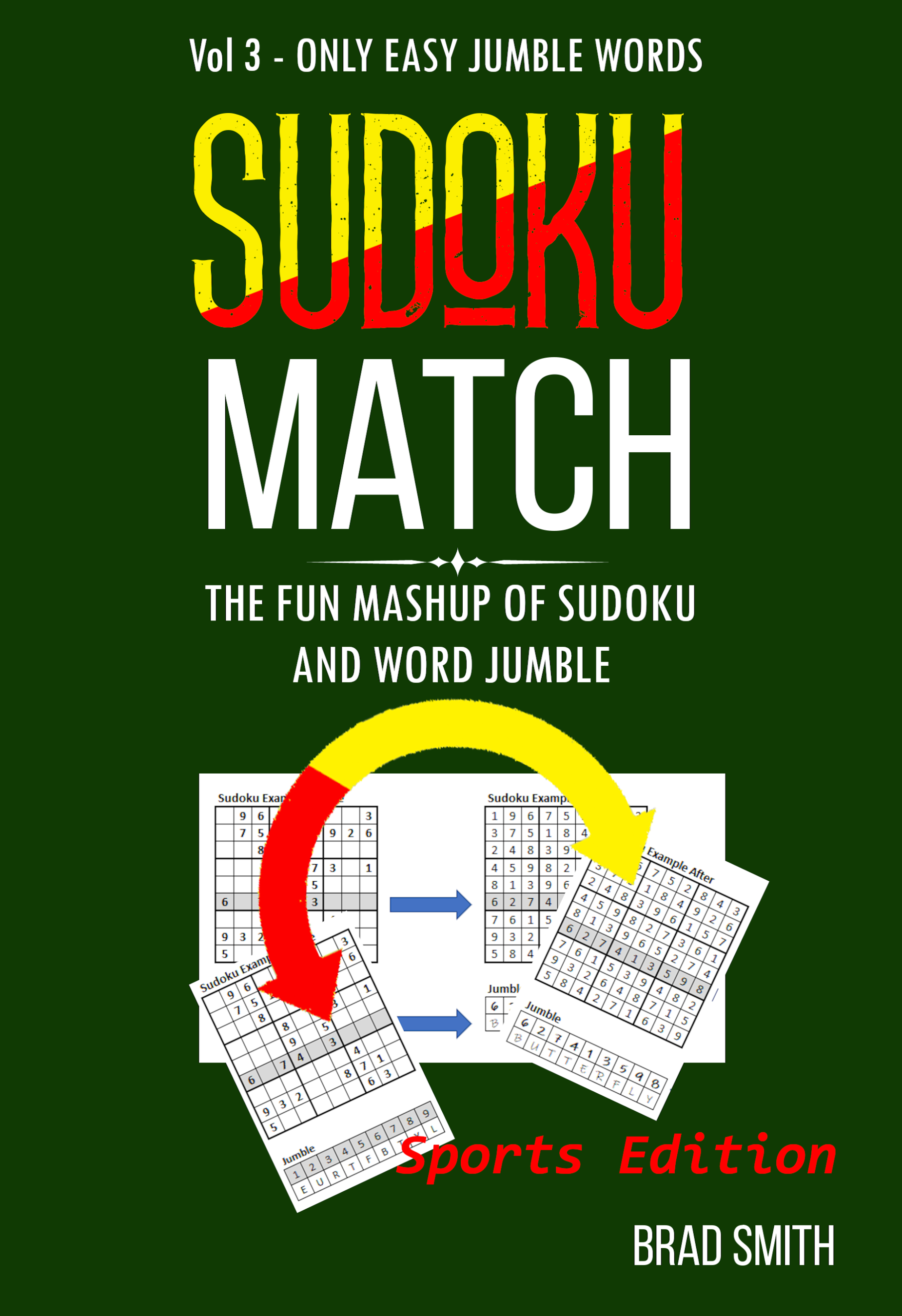Sukudo match and word jumble-vol 3 - FRONT COVER ONLY